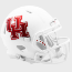 Houston Cougars NCAA Mini Speed Football Helmet <B>Matte w/Chrome Decal</B>