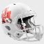 Houston Cougars Speed Replica Football Helmet <B>Matte w/Chrome Decal</B>