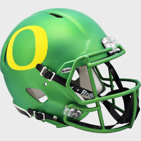 Oregon Ducks Speed Football Helmet <B>Apple Green</B>