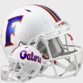 Helmets, Full Size Helmet: Florida Gators Speed Football Helmet <B>Chrome Decals</B>