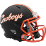 Oklahoma State Cowboys NCAA Mini Speed Football Helmet <i>Matte Black</i>