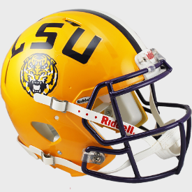 LSU Tigers Speed Football Helmet
