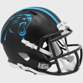 Helmets, Mini Helmets: Carolina Panthers Riddell Mini Helmet  <i>2022 Alternate On-Field</i>