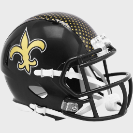 New Orleans Saints Riddell Mini Helmet <B>2022 Alternate On-Field</B>