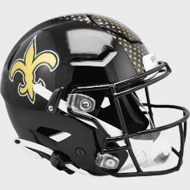 New Orleans Saints SpeedFlex Football Helmet <B>2022 Alternate On-Field</B>