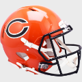 Helmets, Full Size Helmet: Chicago Bears Speed Football Helmet <i>2022 Alternate On-Field SALE</i>