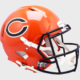 Chicago Bears Speed Football Helmet <i>2022 Alternate On-Field SALE</i>