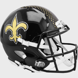 New Orleans Saints Speed Football Helmet <B>2022 Alternate On-Field</B>