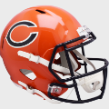 Helmets, Full Size Helmet: Chicago Bears Speed Replica Football Helmet <i>2022 Alternate On-Field SALE...
