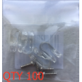 Helmets, Blank Mini Helmets: Bulk Mini Speed Clips and Screws Set (4 each) Qty 100 Sets