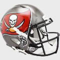 Helmets, Full Size Helmet: Tampa Bay Buccaneers Speed Football Helmet