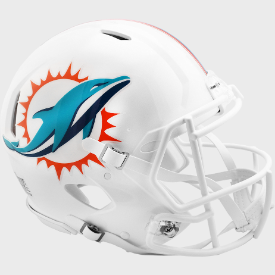 Miami Dolphins Speed Football Helmet