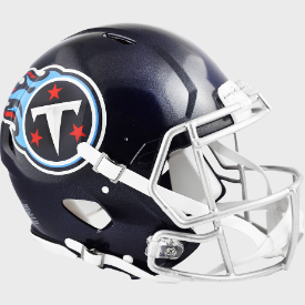 Tennessee Titans 2018 to 2025 Speed Throwback Football Helmet