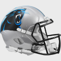 Helmets, Full Size Helmet: Carolina Panthers Speed Football Helmet