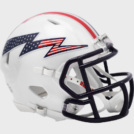 Air Force Falcons NCAA Mini Speed Football Helmet <B>Stars and Stripes</B>