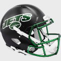Helmets, Full Size Helmet: New York Jets Speed Football Helmet <B>2022 Alternate On-Field</B>