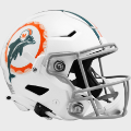 Helmets, Full Size Helmet: Miami Dolphins SpeedFlex Football Helmet <i>Tribute</i>
