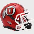 Helmets, Mini Helmets: Utah Utes NCAA Mini Speed Football Helmet <i>Radiant Red</i>