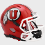 Utah Utes NCAA Mini Speed Football Helmet <i>Radiant Red</i>