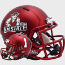 New Mexico State Aggies NCAA Mini Speed Football Helmet <b>Anodized Maroon</b>