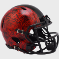 Helmets, Mini Helmets: San Diego State Aztecs NCAA Mini Speed Football Helmet <B>Aztec Calendar</B...