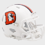 Denver Broncos NFL Mini Speed Football Helmet <i>2023 Snowcapped</i>