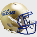 Helmets, Full Size Helmet: Tulsa Golden Hurricane Speed Football Helmet <i>Script</i>