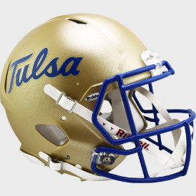 Tulsa Golden Hurricane Speed Football Helmet <i>Script</i>