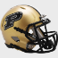 Purdue Boilermakers NCAA Mini Speed Football Helmet <i>Gold</i>