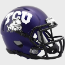 TCU Horned Frogs NCAA Mini Speed Football Helmet <i>Satin Purple</i>
