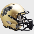 Helmets, Full Size Helmet: Purdue Boilermakers Speed Football Helmet <i>Gold</i>