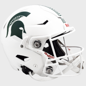 Michigan State Spartans SpeedFlex Football Helmet <i>Matte White</i>