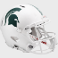 Michigan State Spartans Speed Football Helmet <i>Matte White</i>