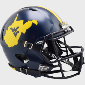 West Virginia Mountaineers Speed Football Helmet <i>2023 Country Roads</i>