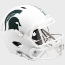 Michigan State Spartans Speed Replica Football Helmet <i>Matte White</i>