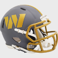 Helmets, Mini Helmets: Washington Football Team NFL Mini Speed Football Helmet <B>SLATE SALE</B>