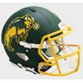Helmets, Full Size Helmet: North Dakota State Bison Speed Football Helmet <i>Flat Green</i>