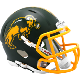 North Dakota State Bison NCAA Mini Speed Football Helmet <i>Flat Green</i>