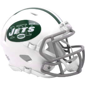 New York Jets NFL Mini Speed Football Helmet <i>2024 Alternate On-Field SALE</i>