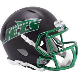 New York Jets NFL Mini Speed Football Helmet <B>2024 Alternate On-Field SALE</B>
