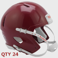 Helmets, Blank Mini Helmets: Bulk Mini Speed Football Helmet SHELL Cardinal Qty 24