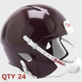 Helmets, Blank Mini Helmets: Bulk Mini Speed Football Helmet SHELL Maroon Qty 24