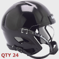 Helmets, Blank Mini Helmets: Bulk Mini Speed Football Helmet SHELL Black/Blk Parts Qty 24