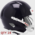 Helmets, Blank Mini Helmets: Bulk Mini Speed Football Helmet SHELL Navy Metallic Qty 24