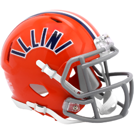 Illinois Fighting Illini NCAA Mini Speed Football Helmet <i>1971-1987</i>