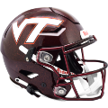 Helmets, Full Size Helmet: Virginia Tech Hokies SpeedFlex Football Helmet <i>Maroon</i>