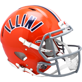 Illinois Fighting Illini Speed Football Helmet <i>1971-1987</i>