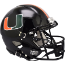 Miami Hurricanes Speed Football Helmet <i>Black</i>