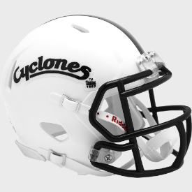 Iowa State Cyclones NCAA Mini Speed Football Helmet <b>Script</b>