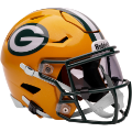 Helmets, Mid Size Helmets: Green Bay Packers Mid Sized SpeedFlex Helmet